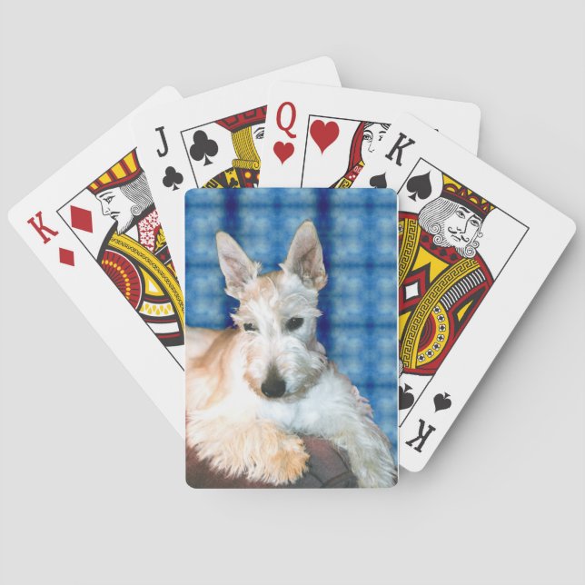 Wheaten Scottie Bicycle Playing Cards (Back)