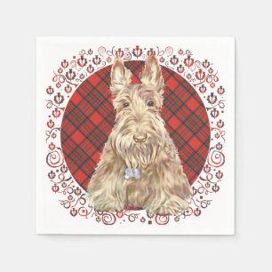 Wheaten Scottie Tartan Napkin