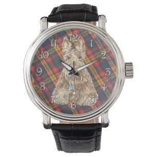 Wheaten Scottie Tartan Watch