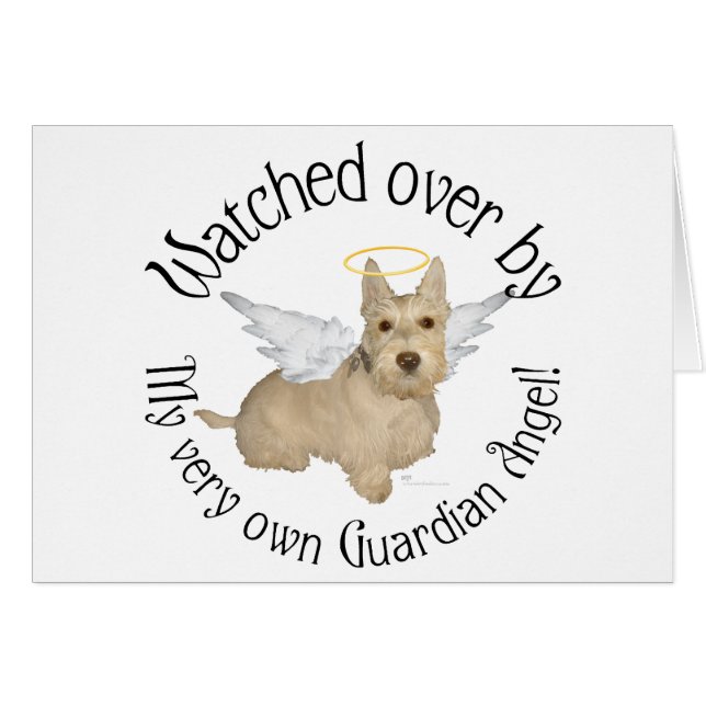 Wheaten Scottish Terrier Angels (Front Horizontal)