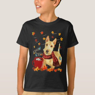Wheaten Scottish Terrier - Fall - Chocolate - Hot  T-Shirt