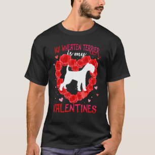 Wheaten Terrier Animal Hearts Day Mastiff Is My Va T-Shirt