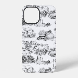 WHEATEN Terrier Black Toile iPhone 12 Case