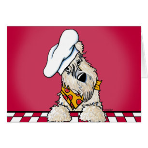 Wheaten Terrier Chef Card