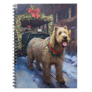 Wheaten Terrier Christmas Festive Season Notebook