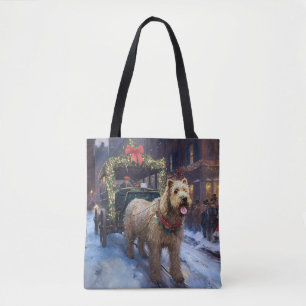 Wheaten Terrier Christmas Festive Season Tote Bag