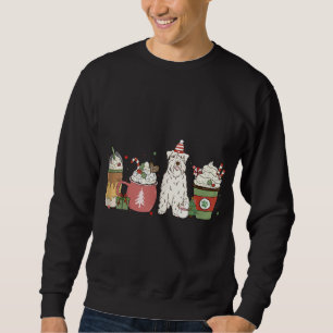 Wheaten Terrier Coffee Winter Christmas Dog Mum Ho Sweatshirt