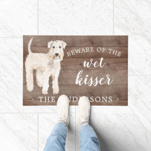 Wheaten Terrier Dog Personalised Door Mat