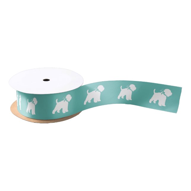 Wheaten Terrier Dog Puppy Satin Ribbon (Spool)