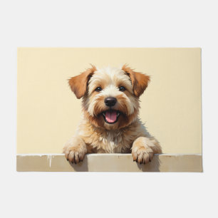 Wheaten Terrier Doormat Art