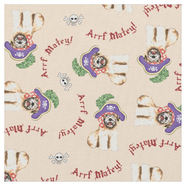 Wheaten Terrier Fabric (Close Up)