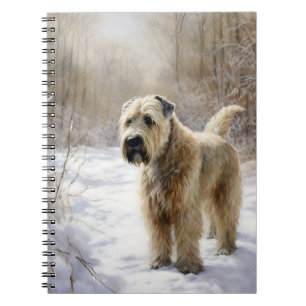 Wheaten Terrier Let It Snow Christmas  Notebook