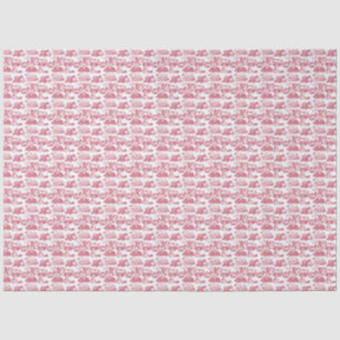 WHEATEN Terrier Red Toile Tissue Paper