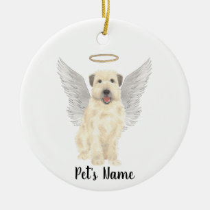 Wheaten Terrier Sympathy Memorial  Ceramic Tree Decoration