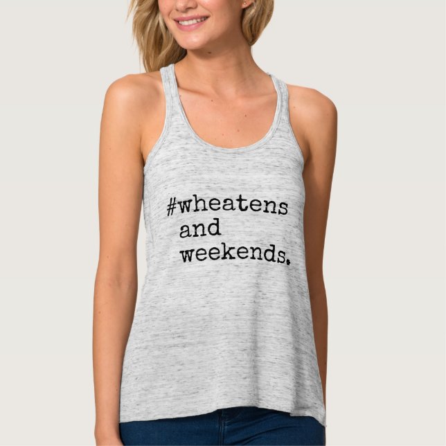 Wheatens and Weekends Singlet (Front)