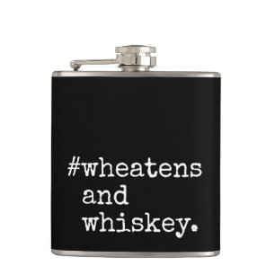 Wheatens and Whiskey Hip Flask