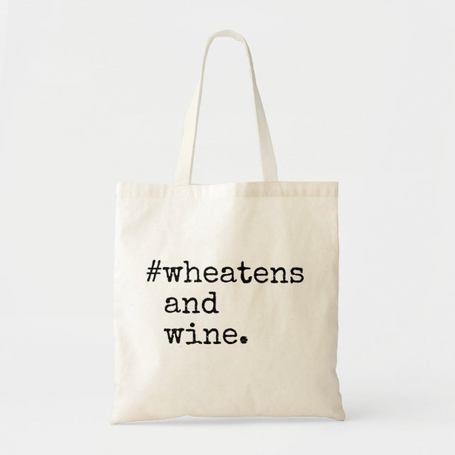 Wheatens and Wine Tote Bag (Front)