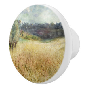 Wheatfield by Auguste Renoir Ceramic Knob