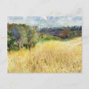 Wheatfield - Pierre-Auguste Renoir Postcard