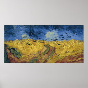 Wheatfield with Crows (F779) Van Gogh Fine Art Poster