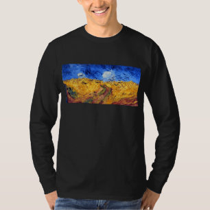 Wheatfield with Crows, Van Gogh T-Shirt