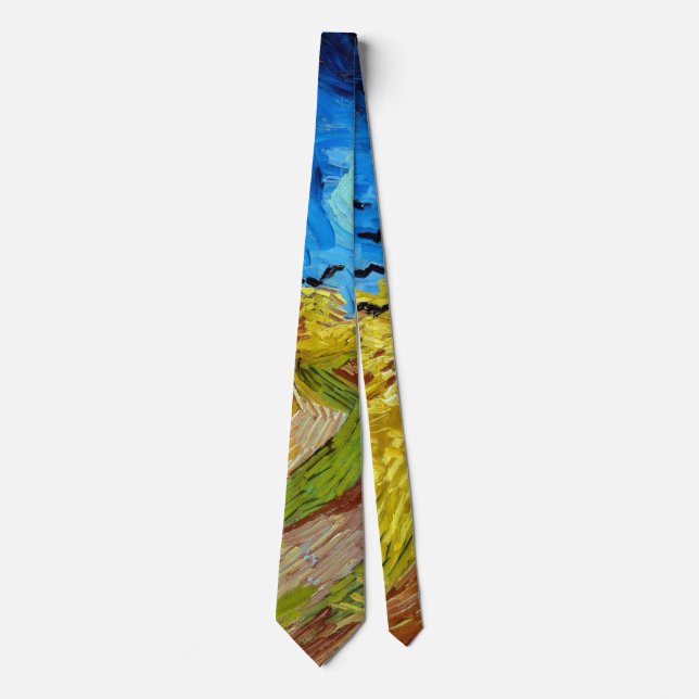 Wheatfield with Crows, Van Gogh Tie (Front)