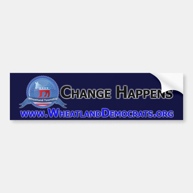 Wheatland Democrats - Bumper Sticker (Front)