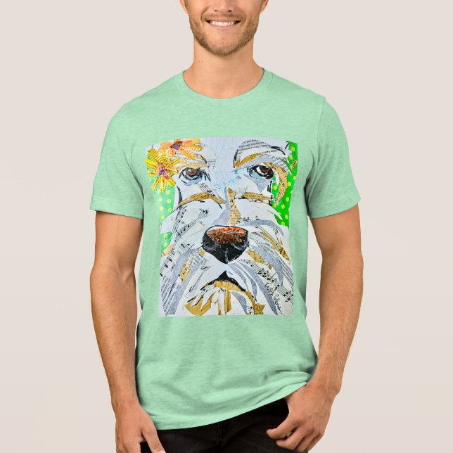 Wheaton Scottie Vibe Tri-Blend Shirt (Front)