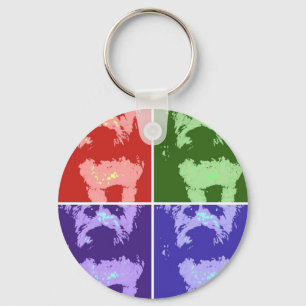 Wheaton Terrier Key Ring