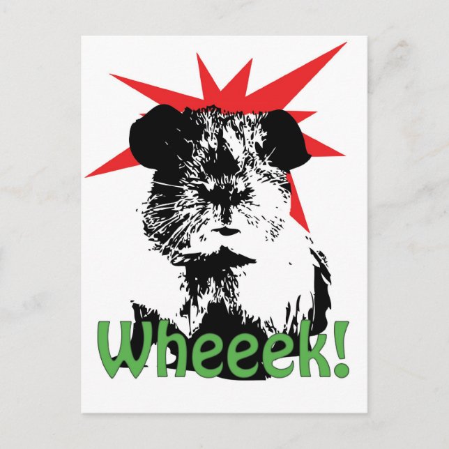 wheeek! postcard (Front)