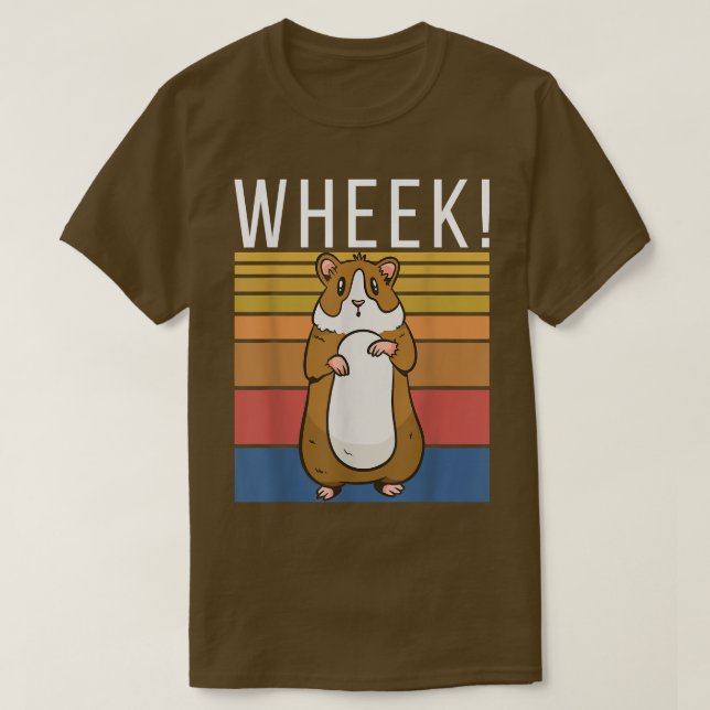 Wheek Cute Guinea Pig  T-Shirt (Design Front)