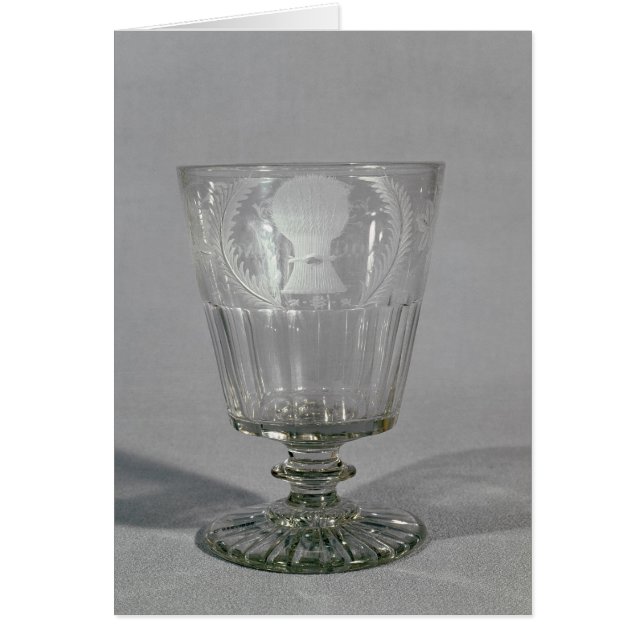 Wheel-engraved goblet, c.1800-25 (Front)