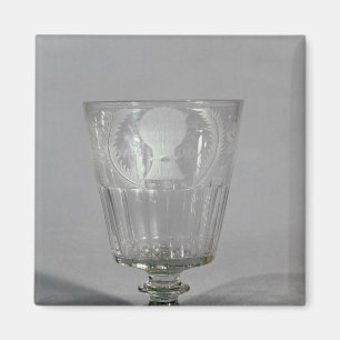 Wheel-engraved goblet, c.1800-25 magnet
