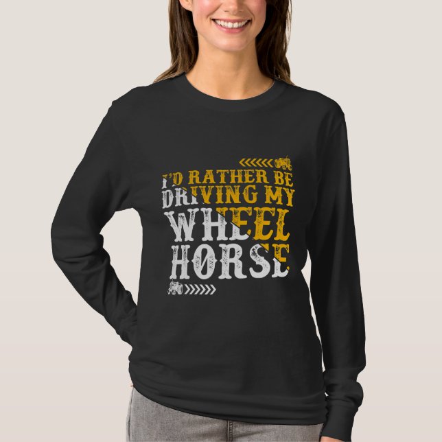 Wheel Horse Farming Tractor Lover  T-Shirt (Front)