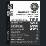 Wheel Logo Design, Tire/Tyre Specialist Shop Flyer<br><div class="desc">Wheel Logo Design,  Tire/Tyre Specialist Shop Advertising Flyer by The Business Card Store.</div>
