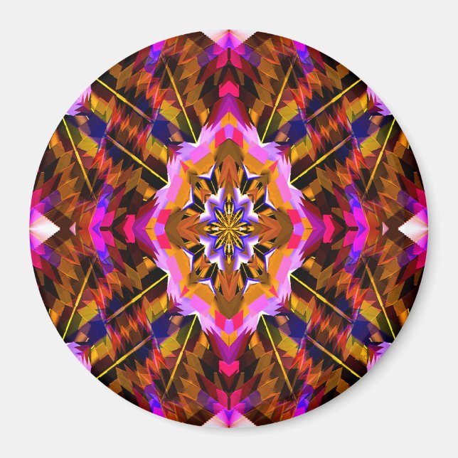Wheel of a  flower.. magnet (Front)
