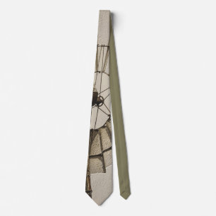 Wheel Of A Windmill Sepia Tie