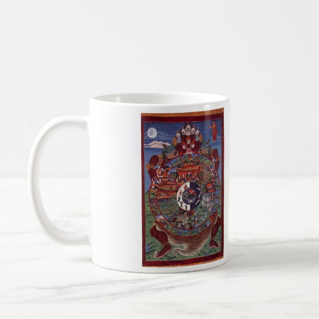 wheel of becoming coffee mug (Left)