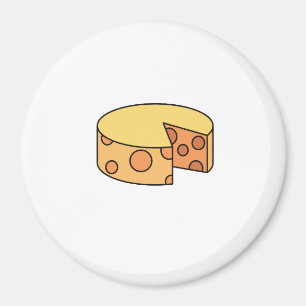 wheel of cheese magnet