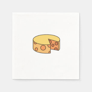 wheel of cheese napkin