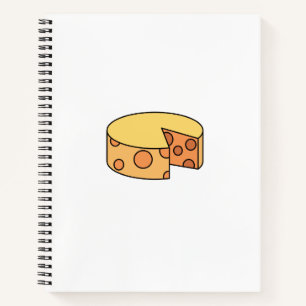 wheel of cheese notebook