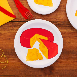Wheel Of Cheese Paper Plates