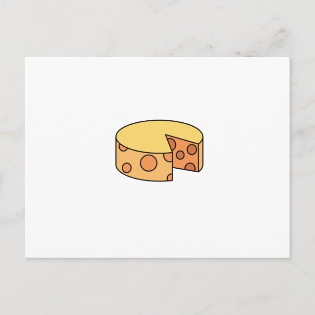 wheel of cheese postcard (Front)