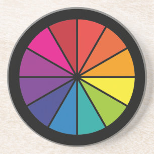 Wheel of Colour   Coaster