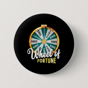 Wheel Of Fortune Father&#; s Day Humour Tee Daddy 6 Cm Round Badge