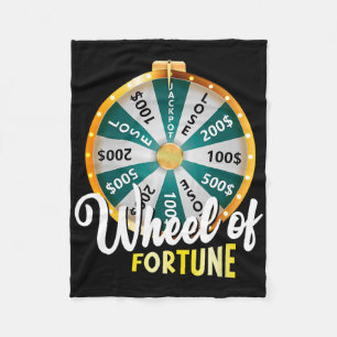Wheel Of Fortune Father&# s Day Humour Tee Daddy  Fleece Blanket