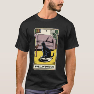 Wheel of Fortune Robot Vacuum Cleaner Funny Tarot  T-Shirt