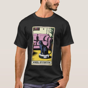 Wheel of Fortune Robot Vacuum Cleaner Funny Tarot T-Shirt