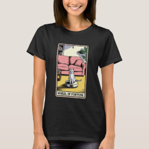 Wheel of Fortune Robot Vacuum Cleaner Funny Tarot T-Shirt