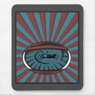 Wheel of load in the eye with radiation mouse pad